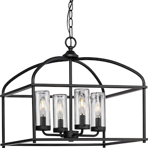 Swansea - 4 Light Outdoor Chandelier In Transitional Style-17.25 Inches Tall and 18 Inches Wide