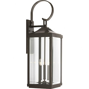 Gibbes Street - Outdoor Light - 3 Light in New Traditional and Transitional style - 9.5 Inches wide by 30.63 Inches high - 930312