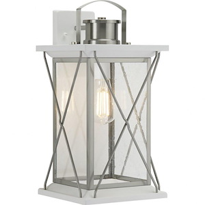Barlowe - Outdoor Light - 1 Light in Farmhouse style - 9.12 Inches wide by 19 Inches high