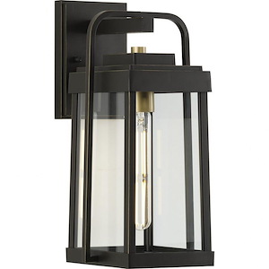 Walcott - 1 Light Outdoor Wall Lantern In Transitional Style-14 Inches Tall and 7.37 Inches Wide - 1265556