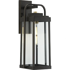 Walcott - 1 Light Outdoor Wall Lantern In Transitional Style-20 Inches Tall and 8.25 Inches Wide