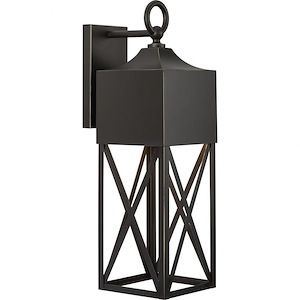 Birkdale - 1 Light Outdoor Large Wall Lantern In Modern Farmhouse Style-23.25 Inches Tall and 9.5 Inches Wide