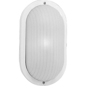 Bulkheads - Outdoor Light - 1 Light - Oval Shade in Coastal style - 10.5 Inches wide by 5.88 Inches high