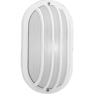 Bulkheads - Outdoor Light - 1 Light - Oval Shade in Coastal style - 10.5 Inches wide by 5.88 Inches high - 7272