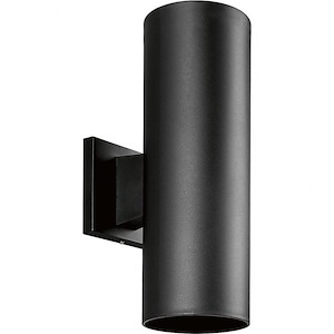 Cylinder - 14 Inch Height - Outdoor Light - 2 Light - TRUE - Line Voltage - Damp Rated