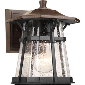 Derby LED - Outdoor Light - 1 Light in Modern Craftsman and Rustic style - 6.5 Inches wide by 8.38 Inches high