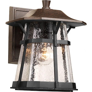 Derby LED - Outdoor Light - 1 Light in Modern Craftsman and Rustic style - 8.5 Inches wide by 11.25 Inches high - 328019