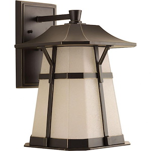 Derby LED - Outdoor Light - 1 Light in Modern Craftsman and Rustic style - 10.63 Inches wide by 15.5 Inches high - 328018