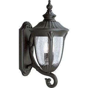 Meridian - Outdoor Light - 2 Light - Urn Shade in New Traditional style - 9 Inches wide by 19.75 Inches high