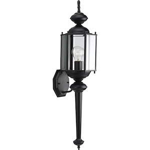 BrassGUARD Lantern - Outdoor Light - 1 Light in Traditional style - 7 Inches wide by 28.5 Inches high - 220732