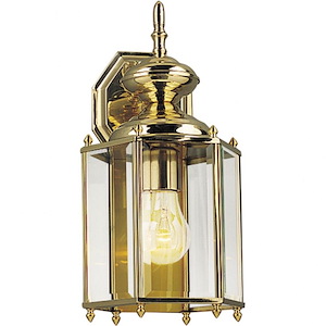 BrassGUARD Lantern - 14.25 Inch Height - Outdoor Light - 1 Light - Line Voltage - Wet Rated
