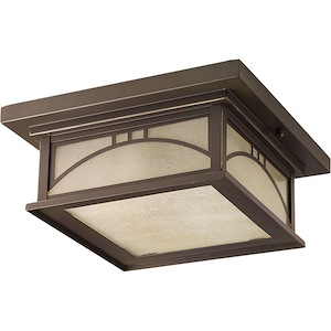 Residence - Outdoor Light - 2 Light in Craftsman and Transitional style - 12 Inches wide by 5 Inches high