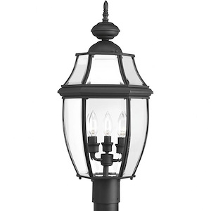 New Haven - Outdoor Light - 3 Light in New Traditional and Transitional and Traditional style - 11 Inches wide by 23 Inches high