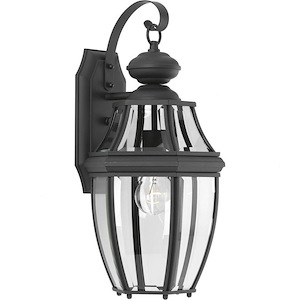 New Haven - 1 Light Medium Outdoor Wall Lantern in New Traditional and Transitional and Traditional style - 9 Inches wide by 18.13 Inches high