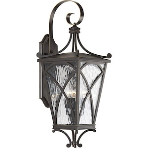 Cadence - Outdoor Light - 3 Light in Luxe and New Traditional and Transitional style - 10 Inches wide by 26.63 Inches high