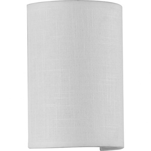 Inspire LED - Wall Sconces Light - 1 Light - Half Cylinder Shade in Modern style - 6.25 Inches wide by 9 Inches high