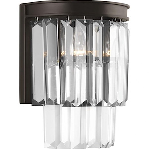 Glimmer - Wall Sconces Light - 2 Light in Luxe and New Traditional and Transitional style - 8 Inches wide by 10 Inches high