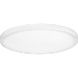 Everlume - 1.125 Inch Height - Close-to-Ceiling Light - 1 Light - Round Shade - Line Voltage - Wet Rated