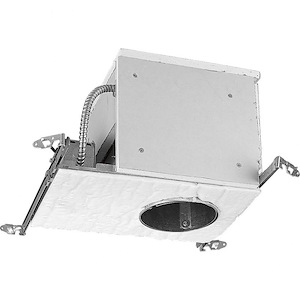 Recessed Housing - 13 Inch Width - 1 Light - Line Voltage - Damp Rated