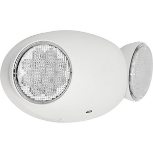 Pe2eu Series - 2W 2 LED Emergency Light-Remote Capacity-4 Inches Tall and 2.75 Inches Wide