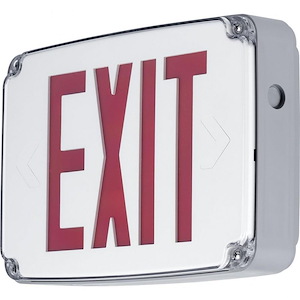 Pewle Series - LED Emergency Exit Single Face Sign-8.5 Inches Tall and 12.5 Inches Wide