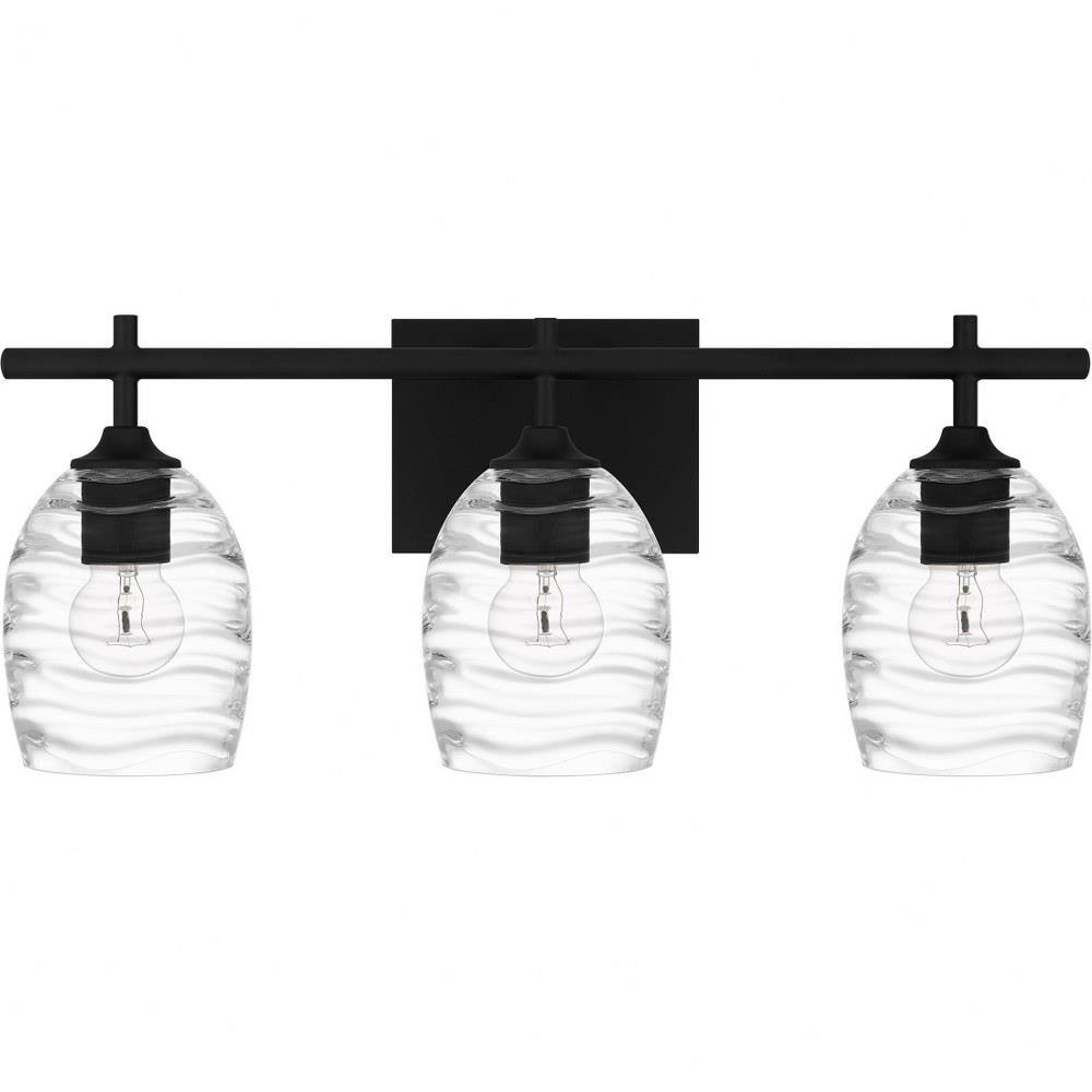 Lucy☆ Quoizel Lighting - LCY8622MBK - Lucy - 3 Light Bath Vanity