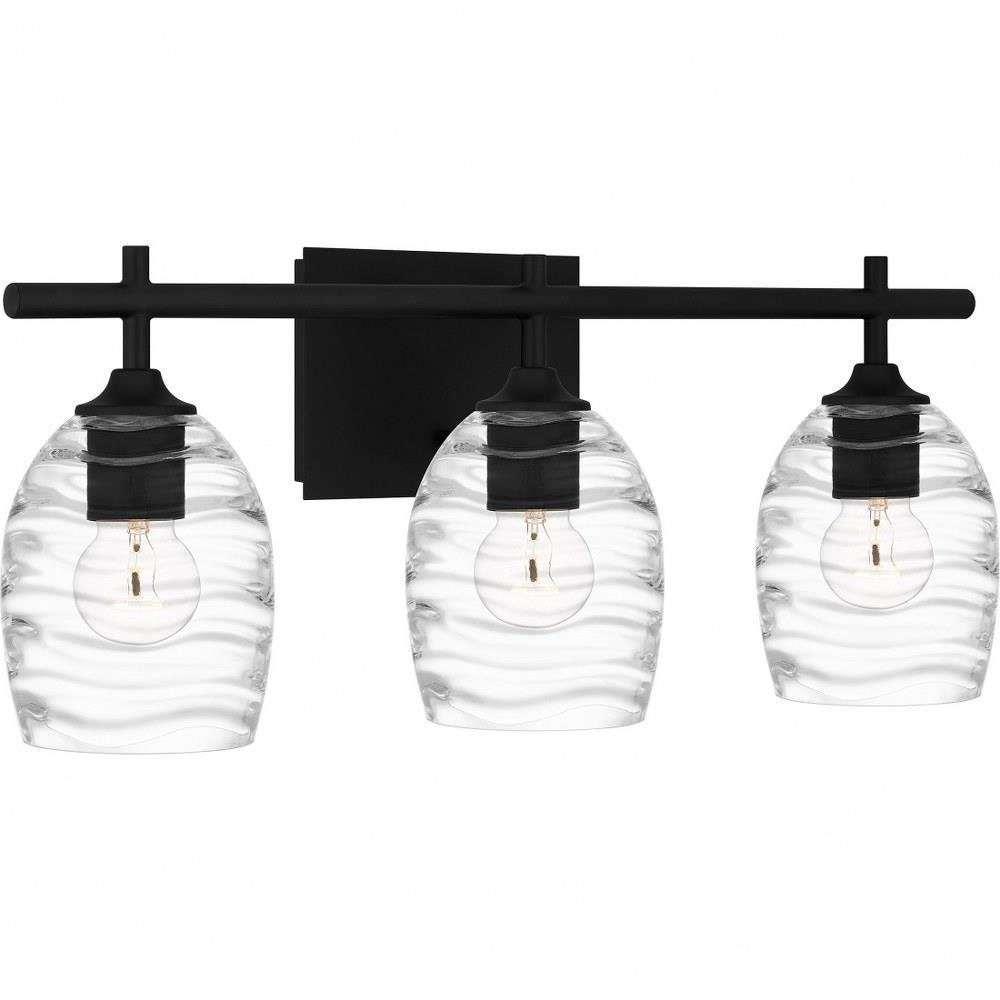 Lucy☆ Quoizel Lighting - LCY8622MBK - Lucy - 3 Light Bath Vanity