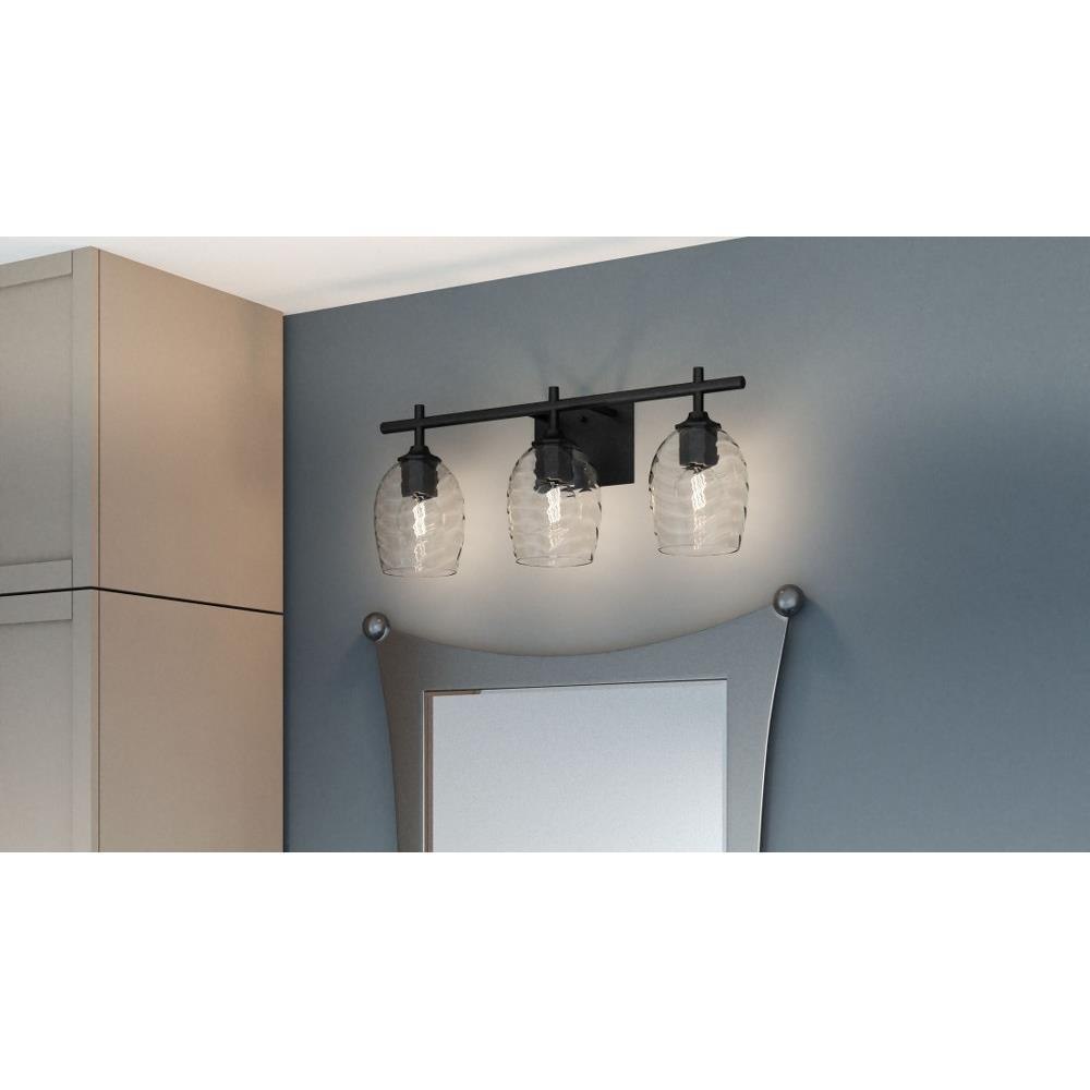 Lucy☆ Quoizel Lighting - LCY8622MBK - Lucy - 3 Light Bath Vanity
