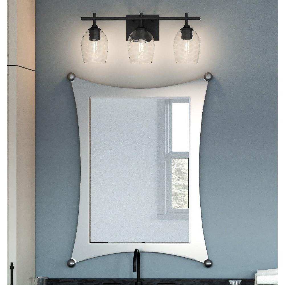 Quoizel Lighting - LCY8622MBK - Lucy - 3 Light Bath Vanity