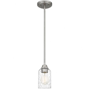 Acacia - 1 Light Mini Pendant In Transitional Style-8 Inches Tall and 4 Inches Wide