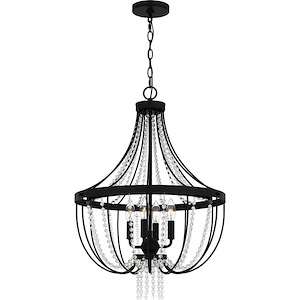 Adelaide - 4 Light Pendant In Transitional Style-28 Inches Tall and 20.25 Inches Wide