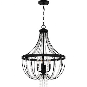 Adelaide - 4 Light Pendant In Transitional Style-28 Inches Tall and 20.25 Inches Wide