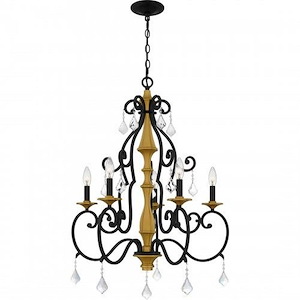 Althea - 5 Light Chandelier In Traditional Style-35 Inches Tall and 26 Inches Wide