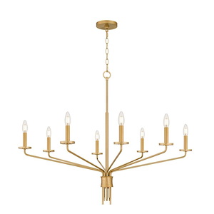 Alexander - 15W 8 LED Chandelier-31 Inch Tall and 40 Inch Wide - 1393919