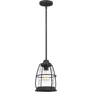Admiral - 1 Light Mini Pendant In Coastal Style-11.75 Inches Tall and 8 Inches Wide