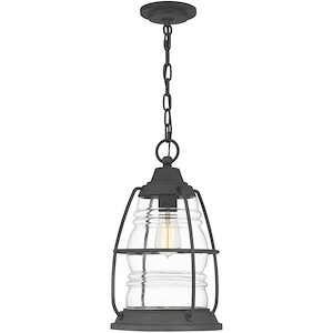 Admiral - 1 Light Mini Pendant In Coastal Style-16.5 Inches Tall and 10 Inches Wide made with Coastal Armour - 1095919