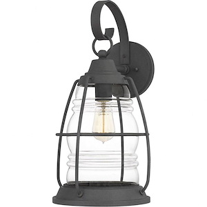 Admiral 19.75 Inch Outdoor Wall Lantern Transitional Aluminum - 19.75 Inches high made with Coastal Armour