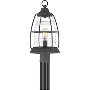Admiral - 1 Light Outdoor Post Lantern - 19.25 Inches high made with Coastal Armour - 1011367