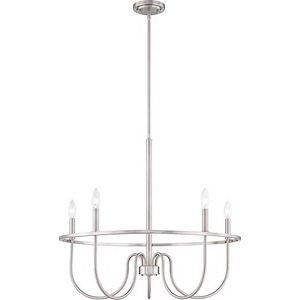 Ashley Harbor - 5 Light Large Chandelier In New Traditional Style-25.25 Inches Tall and 27.5 Inches Wide - 1254934