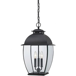 Bain - 3 Light Outdoor Hanging Lantern - 20.5 Inches high