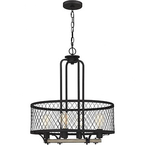 Benton - 4 Light Pendant In Farmhouse Style-24 Inches Tall and 20.75 Inches Wide - 1095937