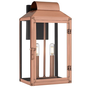 Beryn - 2 Light Outdoor Wall Lantern-15.5 Inch Tall and 8 Inch Wide - 1393925