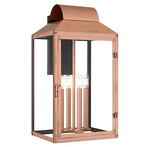 Beryn - 4 Light Outdoor Wall Lantern-23 Inch Tall and 11.75 Inch Wide - 1393927
