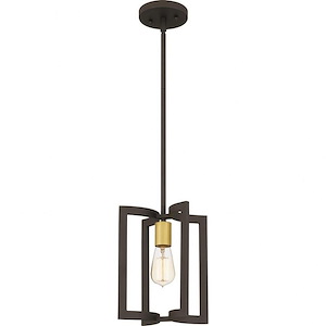 Beaufain - 1 Light Mini Pendant In Transitional Style-11 Inches Tall and 6.75 Inches Wide