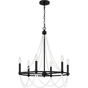 Brigitta - 6 Light Chandelier In Transitional Style-29 Inches Tall and 24.25 Inches Wide - 1118832
