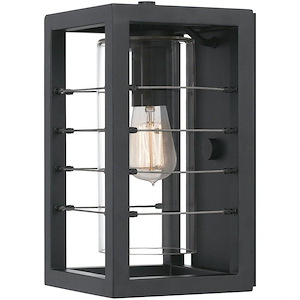 Bimini - 1 Light Medium Outdoor Wall Lantern in Transitional style - 7 Inches wide by 13 Inches high