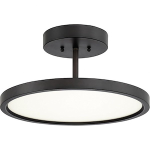 Beltway - 30W 1 LED Semi-Flush Mount - 8 Inches high