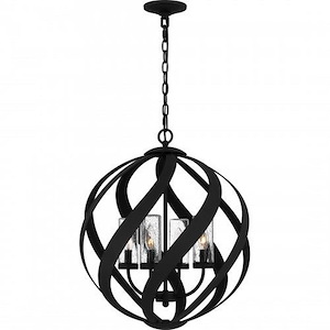 Blacksmith - 4 Light Outdoor Pendant-23 Inches Tall and 19.5 Inches Wide
