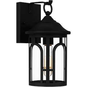 Brampton - 1 Light Outdoor Wall Lantern In Farmhouse Style-12 Inches Tall and 6.5 Inches Wide made with Coastal Armour - 1333683