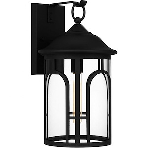 Brampton - 1 Light Outdoor Wall Lantern In Farmhouse Style-17.25 Inches Tall and 9.5 Inches Wide made with Coastal Armour